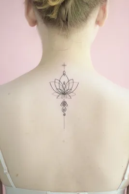 Татуировка на позвоночнике у девушек - красота и символика - tattopic.ru