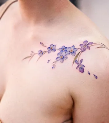 Значение тату фиалка – смысл, история и фото готовых татуировок