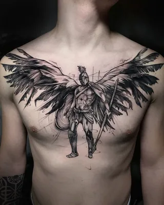 Тату «Женщина-Гладиатор» ⚔️ ⠀ @den_dragonflystudio @tattoo_dragonflystudio  ⠀ Оцените работу мастера в комментариях⬇️ ⠀ #татугладиатор… | Instagram