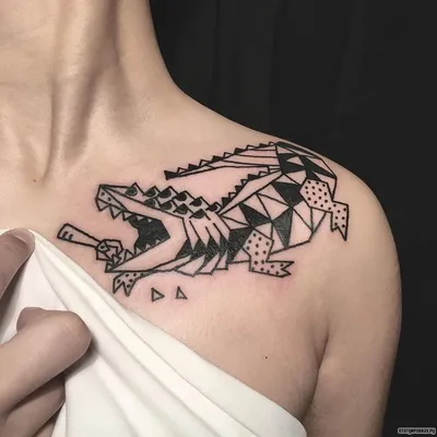 Эскиз тату крокодил Стиль Графика рисунок татуировка Новороссийск  Татумастер | Эскиз тату, Эскиз, Рисунок