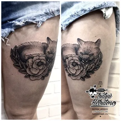 Тату на руке в тату салоне KokinTattoo в СПб