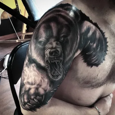 Фотографии татуировок медведя - ищите свое идеальное изображение