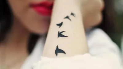 Татуировка на руку для девушки. Фото - pictx.ru