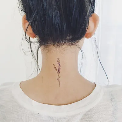 Модно, но больно - тату на шее | Master Tattoo | Дзен