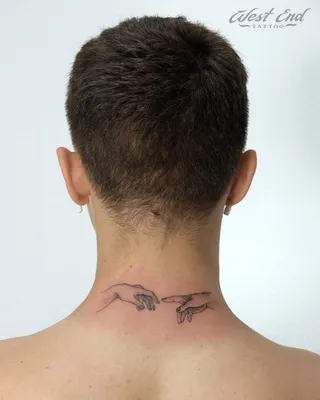 Женские тату на шее | ANATOMY TATTOO STUDIO | Дзен