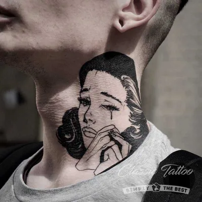 Тату на шее на боку - цена, фото, отзывы