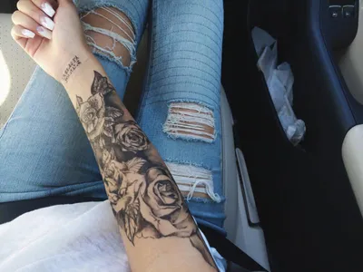 Тату на предплечье – внутренняя уверенность и сила | tattoo-sketches.com |  Дзен