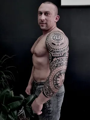 Тату рукав мужской - Фото красивых эскизов - VeAn Tattoo
