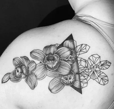 Тату орхидея: 100+ фото вариантов, эскизы, значение | Цветы татуировки на  плече, Цветы татуировки на руках, Цветы татуировки на спине