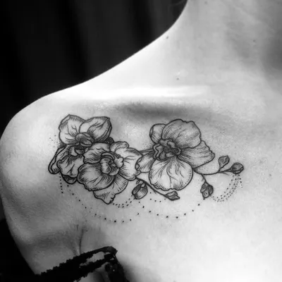 Татуировки орхидея (ФОТО) - Чувственность и изысканность в искусстве на  теле - trendymode.ru
