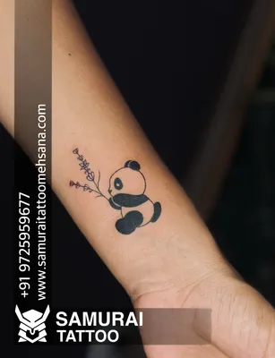 Тату панда на ногу | Tattoos, Print tattoos, Paw print tattoo