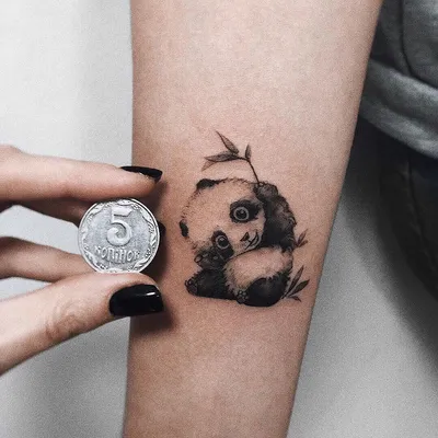 Panda Temporary Tattoo / Panda Landscape Tattoo / Scenery Tattoo / Giant  Panda Tattoo / Animal Tattoo / Realistic Tattoo / Cute Tattoo - Etsy