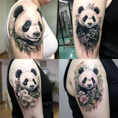 Panda Tattoo Print, Animal Wall Art, Wildlife Art, Panda Gifts, Tattoo  Design, Save the Pandas, Neo Traditional, Endangered Animal - Etsy