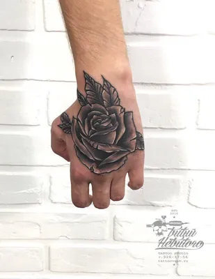 Boninio Tattoo / Временная переводная татуировка №179 Цветы розы - 21х15 см  грим на Хэллоуин / Halloween- купить по выгодной цене в интернет-магазине  OZON (160156380)