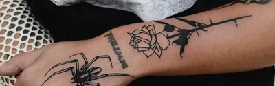 Tattoo • Тату Роза для девушек