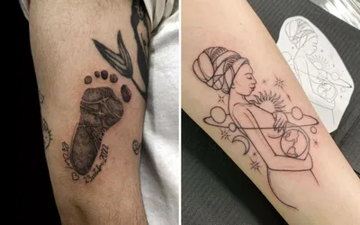 NGSK INK - Накололи время и дату рождения ребенка 🧒. Вещь, которая поразит  вас, это то, как быстро пролетят годы. Время, которое вы проводите с  детьми, короткое и драгоценное - максимально используйте