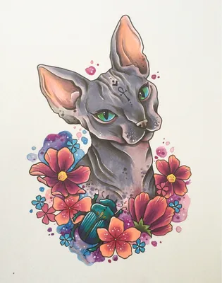 Эскиз тату Сфинкс 20.08.2019 №009 - sphinx tattoo sketch - tatufoto.com -  tatufoto.com | Cat tattoo designs, Cat tattoo small, Egyptian cat tattoos
