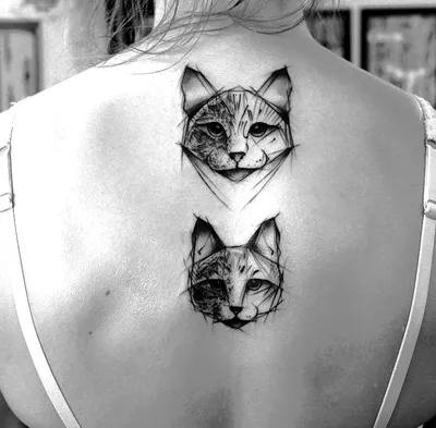 Татуировка кошки: красивые картинки доступны для загрузки.