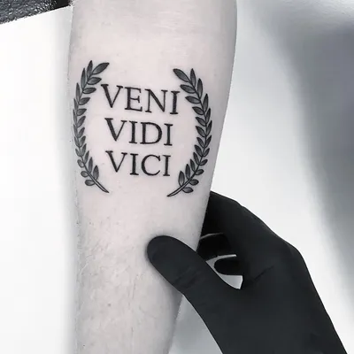 Tattootatau - 🌿 VENI VIDI VICI 🌿 #tattoo #tattoos #ink #inked #art  #tattooartist #tattooed #tattooart #tattoolife #love #artist #blackwork  #instagood #tatuagem #tattooist #tattooing #tattooideas #me  #blackandgreytattoo #tattoodesign #tattoostyle ...