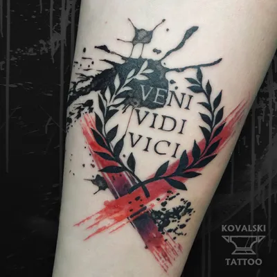 VENI VIDI VICI tattoo by Loughie Alston - Tattoogrid.net | Meaningful  tattoos, Tattoos, Tattoos with meaning