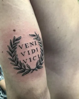 Veni Vidi Vici Tattoo. | Tattoos for guys, Body tattoo design, Back tattoo  women