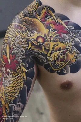 Браслет Золотой дракон на запястье🐉 #татуировка #татусалон #tattooart... |  TikTok