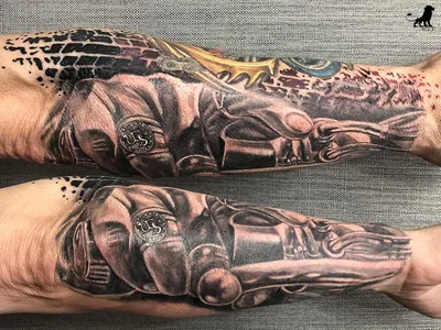 Байкерские тату | ANATOMY TATTOO STUDIO | Дзен