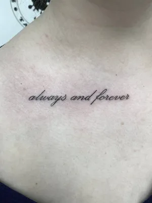 Тату надписи в тату салоне KokinTattoo в СПб