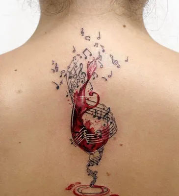Татуировка-наклейка с котом и музыкой, временная татуировка, водостойкая,  искусственная татуировка для женщин, руки, hotwoman, праздничные  аксессуары, художественные татуировки, наклейки | AliExpress