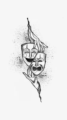 Знаете ли вы, откуда берет своё происхождение символ театра - две маски  комедии и трагедии? 🎭.. | ВКонтакте