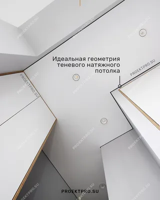 Натяжной потолок с теневым примыканием | Каталог потолков | liskipotolki.ru