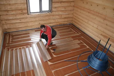 Водяной теплый пол в деревянном доме без стяжки: цена и др. преимущества
