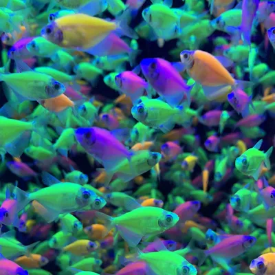 Тернеция GloFish / Глофиш полосатая или в юбке – Моя рибка