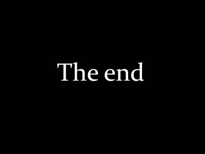 Картинки с надписью The end (40 картинок) - Pichold