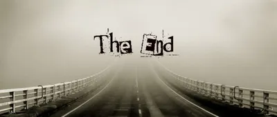 The end на черном фоне - 67 фото