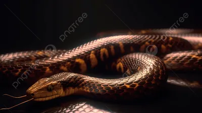 Впечатляющие картинки Тигровой змеи