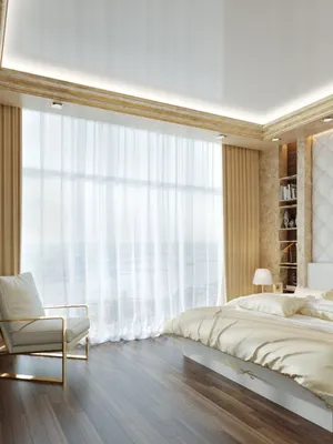 Тюль в спальню гостиную 300х260 длинный I-linen 30210462 купить в  интернет-магазине Wildberries