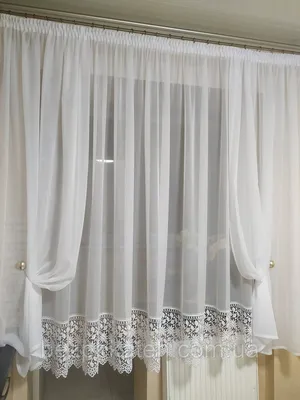 Тюлевые занавески White Daisies 400x260 cm AÄ-134310 - ON24.ee Мебель и  интерьер