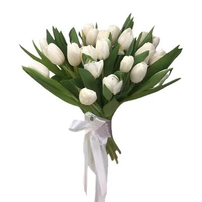 Бело-розовый букет из 101 тюльпана за 21 190 руб. | Бесплатная доставка  цветов по Москве