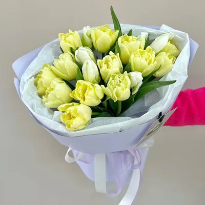 Желтые тюльпаны с Ирисами заказать с доставкой в Челябинске - салон «Дари  Цветы»