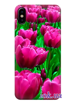 Красивый кейс с весенними цветами для iPhone 10 - Тюльпаны — купить в  интернет магазине | Цена | Киев, Одесса, Харьков, Днепр