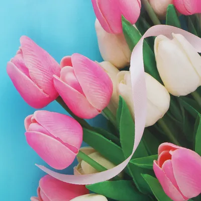 Обои Много цветов, букет тюльпаны, капли воды, велосипед 640x1136 iPhone  5/5S/5C/SE Изображение
