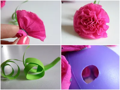 Как сделать цветы из гофрированной бумаги своими руками | Микрос. Товары  для праздника | Дзен
