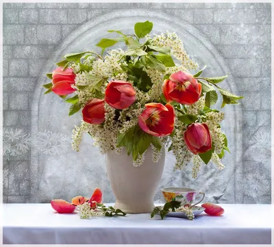 Обои тюльпаны, цветы, букет, весна картинки на рабочий стол, фото скачать  бесплатно