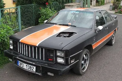 Black audi 100 c3 typ44 avant quattro on Craiyon