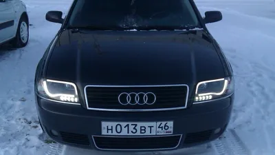 Альтернативная оптика передняя Tuning-Tec Tube Light для AUDI A6 C5 (97-01)  Black | Tuningmode.ru