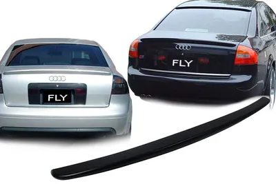 ABS Spoiler Audi A6 C5 Tuning S6 S LINE RS6 Rear New Flap Lip Car Pieces  4065446957550 | eBay