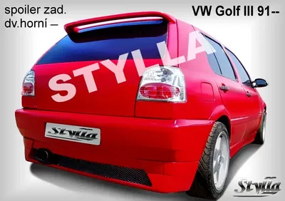 Rieger Spoilerstoßstange RS-Four-Look for Volkswagen Golf 3 3-dr., 5-dr.,  station wagon, Convertible, ABS, with side ribs, without recess for  indicators | Escape6