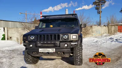 Силовой бампер и лебедка на Hummer H3 ⋆ Мытищи, Москва