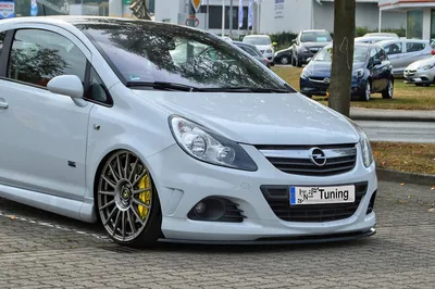 Opel Corsa D 06-10 Спойлер переднего бампера, Ригер (Rieger) — Купить в  интернет-магазине Golf Tuning